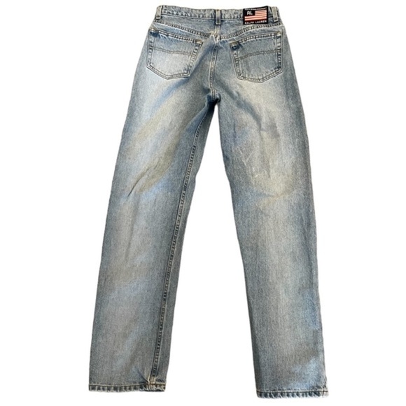 RL Polo Jeans Vintage Light Wash Jeans 12, 3991WAI2783, Sz 12x33 straight leg - Picture 4 of 4
